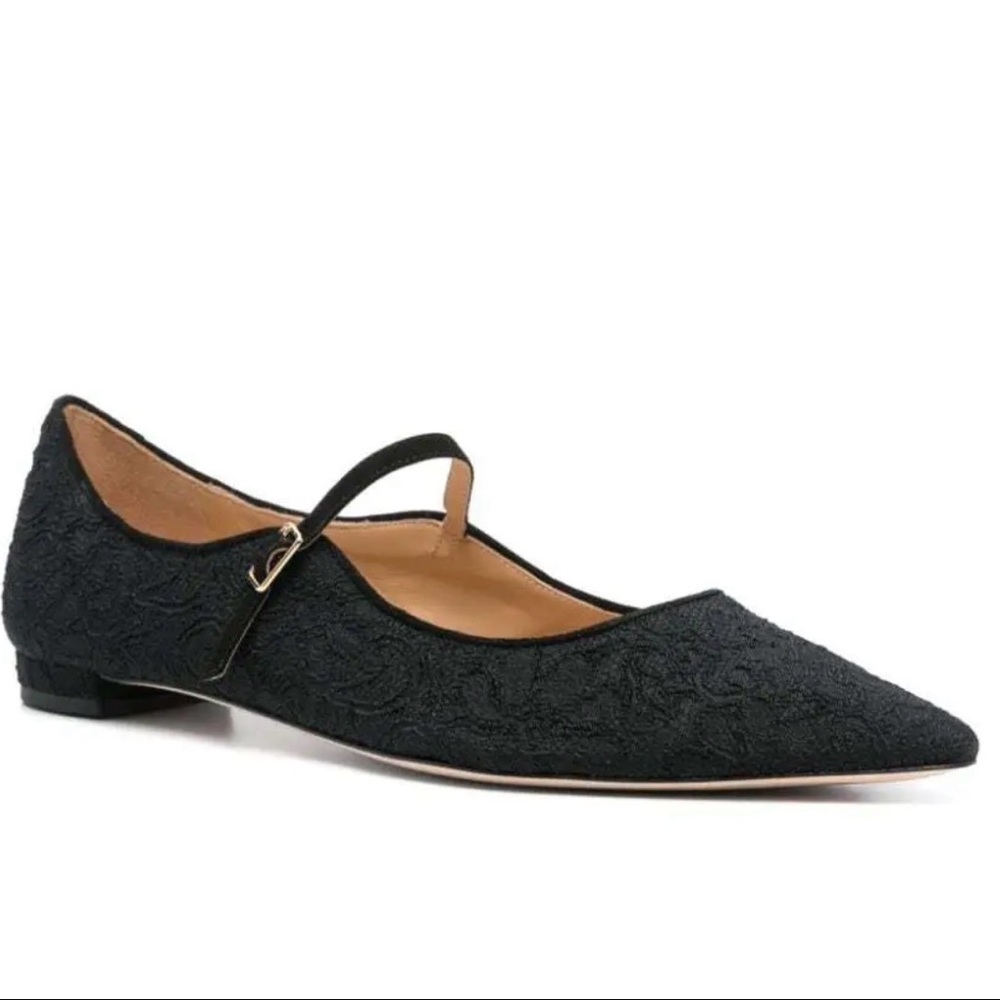 Arteana Genove Ballerina Lace Pointed-Toe Flats